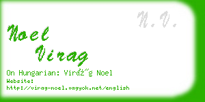 noel virag business card